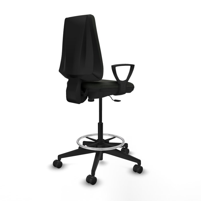 PIQUERAS Y CRESPO Taburete Elche CP Bali Negro