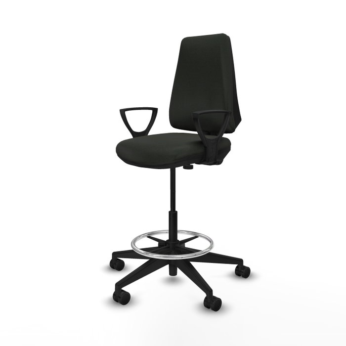 PIQUERAS Y CRESPO Taburete Elche CP Bali Negro