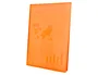 Liderpapel Carpeta de 40 fundas polipropileno traslúcida Naranja Din A4