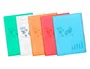 Liderpapel Carpeta de 40 fundas polipropileno traslúcida Naranja Din A4