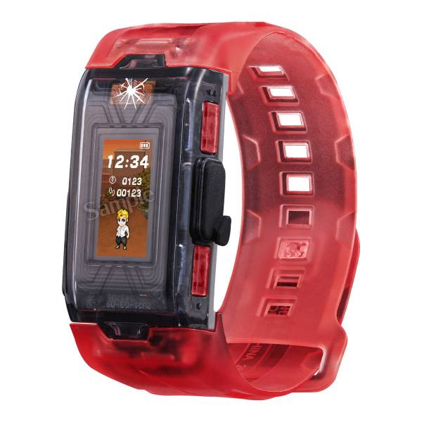 Bandai Vital Bracelet - Reloj de Actividad con Mascota Digital, Pack Tokyo Revengers con Tarjeta BE y Correa Roja, Compatible con Digimon, My Hero Academia