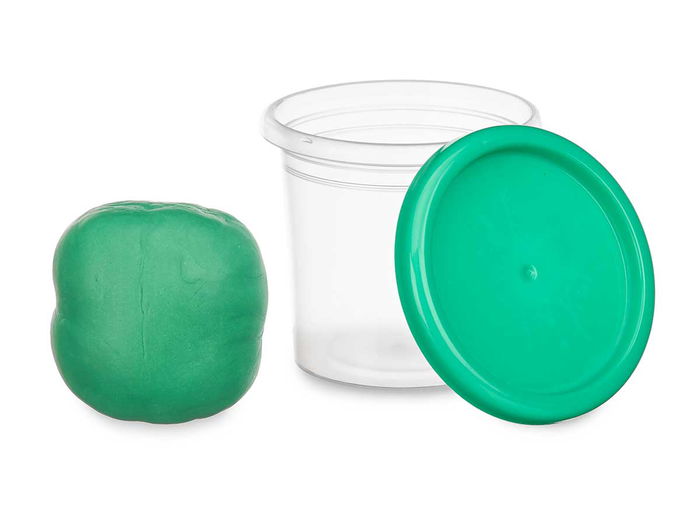 Pincello Set 5 Plastilinas 100 Gramos Colores Verde Naranja Rojo Azul Amarillo Dimensiones 36x7x7.3 cm (Set de 12)