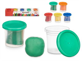 Pincello Set 5 Plastilinas 100 Gramos Colores Verde Naranja Rojo Azul Amarillo Dimensiones 36x7x7.3 cm (Set de 12)