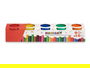Pincello Set 5 Plastilinas 100 Gramos Colores Verde Naranja Rojo Azul Amarillo Dimensiones 36x7x7.3 cm (Set de 12)