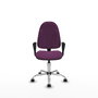 PIQUERAS Y CRESPO Silla de oficina Algarra Morado con mecanismo de doble maneta