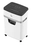 HP OneShred 12MC - Destructora de papel de microcorte, nivel P-5, 22 cm de ancho, 25L de capacidad, color blanco, 65 dB