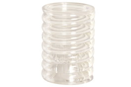 DKD Home Decor Decoracion Luminosa Basicos Transparente 5 x 7 x 5 cm (12 Unidades) Led Plastico