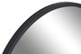 DKD Home Decor Espejo Anxi Redondo Negro de Hierro 60x60 cm
