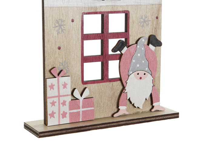 DKD Home Decor Decoración Colgante MDF 12x3x16,5 Multicolor Surtida