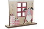 DKD Home Decor Decoración Colgante MDF 12x3x16,5 Multicolor Surtida
