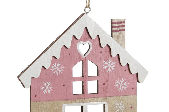 DKD Home Decor Decoración Colgante MDF 12x3x16,5 Multicolor Surtida