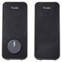 Trust Altavoces 2.0 Arys, 14W RMS, Control de Volumen, Conexión para Auriculares y Entrada de Línea, Alimentación USB, Color Negro