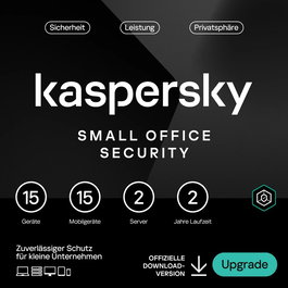 Kaspersky Small Office Security - Renovación, 15 Usuarios, 2 Años, Licencia Electrónica ESD