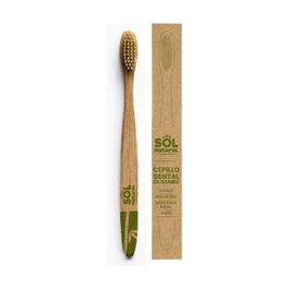 Sol Natural Cepillo de bambú adulto Biodegradable