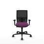 PIQUERAS Y CRESPO Silla de oficina Yunquera Morado y Negro