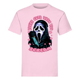 Indiego Scream Camiseta Ghost Face You're Cute when you Scream XL