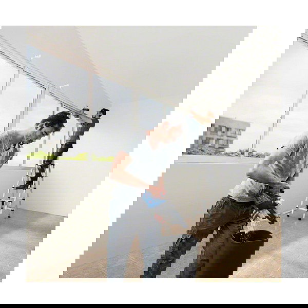 Bosch Professional Aspirador sin bolsa GAS 18V-1 - Inalámbrico 18V, 600 l/min, capacidad 0.7L, filtro lavable, para polvo y suciedad seca