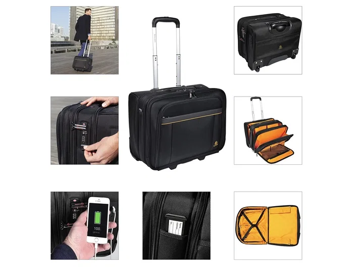 Exacompta Maletín Trolley Exactive para Portátil hasta 15.6 pulgadas Negro Exacompta Maletín Trolley Exactive para Portátil hasta 15.6 pulgadas Negro