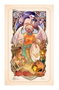 Critical Role Litografia Ashley Johnson: 10th Anniversary Art Nouveau Illustrations 46 x 28 cm- sin marco