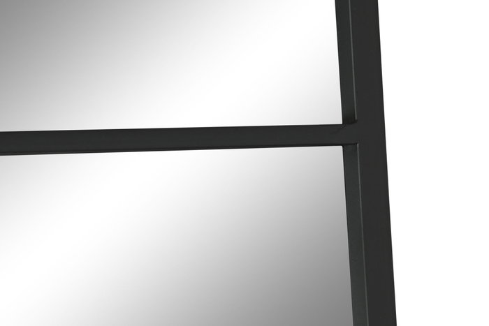 DKD Home Decor Espejo de Hierro y Cristal Negro 90x180 cm DKD Home Decor Espejo de Hierro y Cristal Negro 90x180 cm