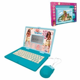 Lexibook Ordenador educativo bilingüe Vaiana con 124 actividades (EN/FR)