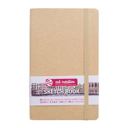 Cuaderno De Dibujo Talens Art Creation Boceto Cosido Tapa Dura Con Goma 130 X 210 Mm 140G 80H Kraft (Set de 5)