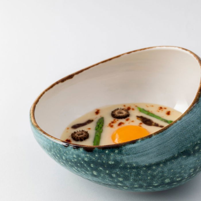 SUMMA MOON TURQUOISE Bol 18 cm h 9 cm (18 cm de diámetro, 9 cm de alto, 60 cl, apto lavavajillas y microondas) (Set de 6)