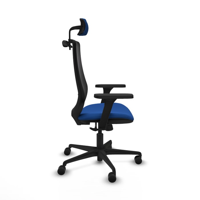 PIQUERAS Y CRESPO Silla de oficina Mardos con mecanismo Sincro, Azul y Negro PIQUERAS Y CRESPO Silla de oficina Mardos con mecanismo Sincro, Azul y Negro