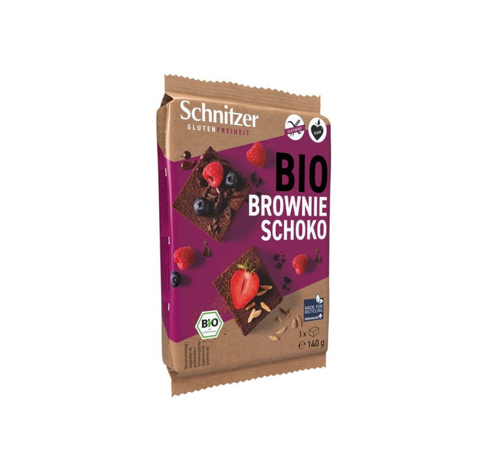SCHNITZER Brownie Chocolate Negro 140 g