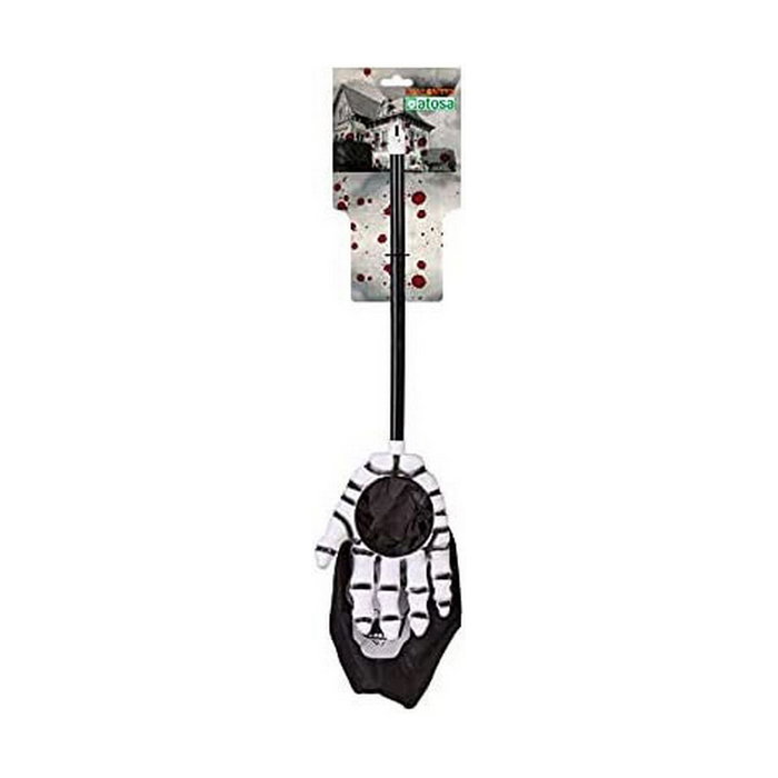 Atosa Bolsa Porta Caramelos Halloween Mano Calavera Infantil Negra Atosa Bolsa Porta Caramelos Halloween Mano Calavera Infantil Negra