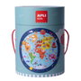 Apli Puzle Circular Mapamundi 48 Piezas 50 cm