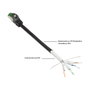 GoodConnections Patch Cable Cat.6A HF Outdoor Negro 40 metros