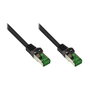 GoodConnections Patch Cable Cat.6A HF Outdoor Negro 40 metros