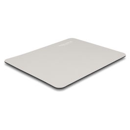 DeLOCK Alfombrilla de Ratón Greige 220 x 180 mm con Revestimiento de Cristal, Base Antiderrapante de Goma, Color Gris, Modelo DeLOCK Mauspad