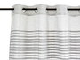 Cortina Rayas Plegadas Gris Claro Giftdecor 140 x 260 cm (Set de 6)