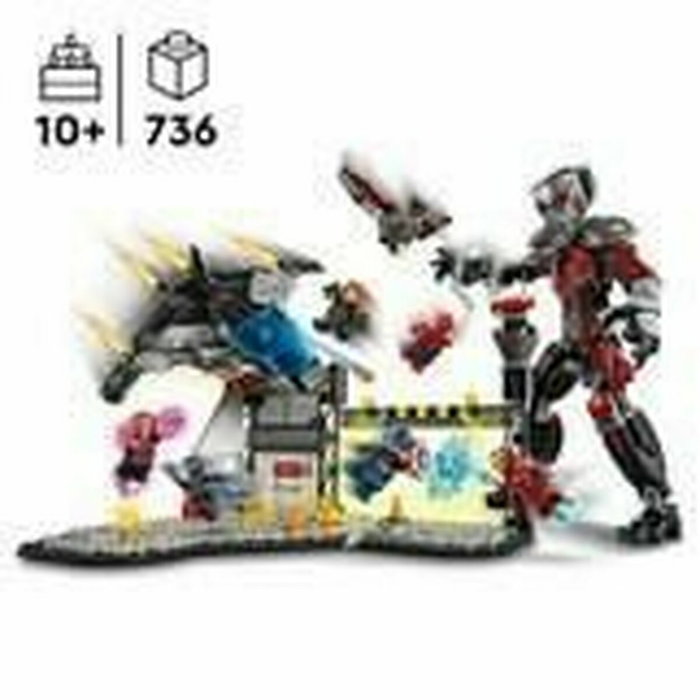 LEGO Marvel 76314 La Batalla del Capitán América: Civil War - Juguete para niño de 10 años