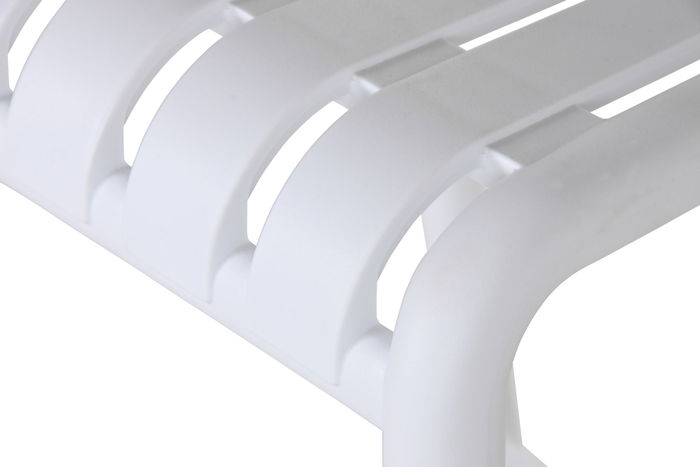 DKD Home Decor Taburete Urban Blanco 49 x 92 x 50 cm (4 Unidades)