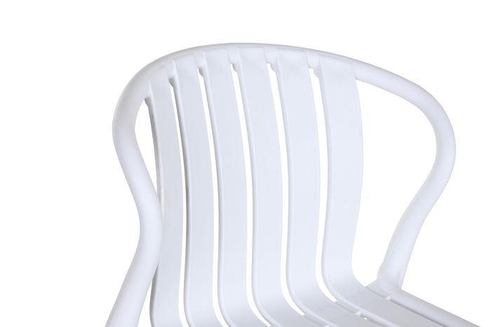 DKD Home Decor Taburete Urban Blanco 49 x 92 x 50 cm (4 Unidades)