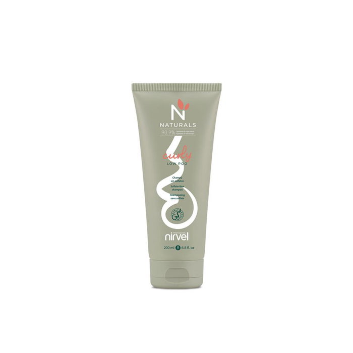 Nirvel Naturals Curly Low Poo Champú Suave para Cabello Rizado u Ondulado, Sin Sulfatos ni Siliconas, Define y Controla el Frizz, 200ml Nirvel Naturals Curly Low Poo Champú Suave para Cabello Rizado u Ondulado, Sin Sulfatos ni Siliconas, Define y Controla el Frizz, 200ml