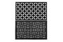 DKD Home Decor Felpudo de Goma y Coco 75x45x1 cm Surtido de 2