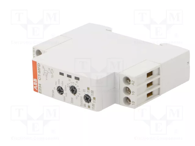 ABB CT-MFD.12 Relé de Retardo 24 V Gris 6 A IP20/IP50