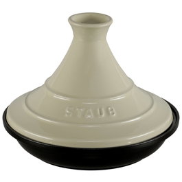 Staub Tajine 20cm Redonda, Cream Cast Iron
