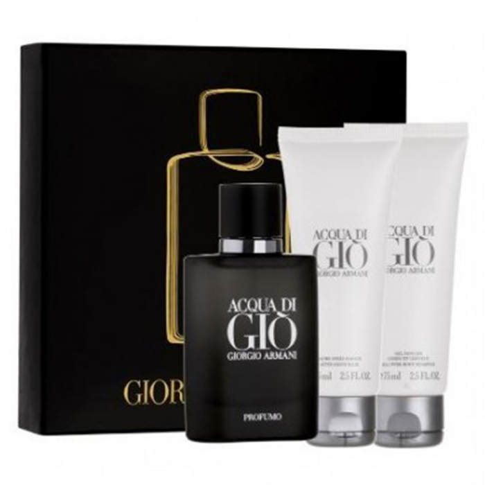 Armani Acqua Di Gio Set Eau de Parfum 40 mL + 75 mL + 75 mL Armani Acqua Di Gio Set Eau de Parfum 40 mL + 75 mL + 75 mL