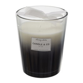 Home Deco Factory Vela Perfumada Lounge altura 16 cm aroma Lino Fresco cera Parafina 60 horas d.13 cm