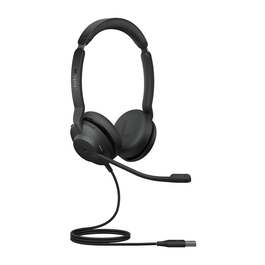 Jabra Evolve2 30 MS Auriculares Diadema con Micrófono para Microsoft Teams, Conexión USB, Supraural, Negro, 125 g