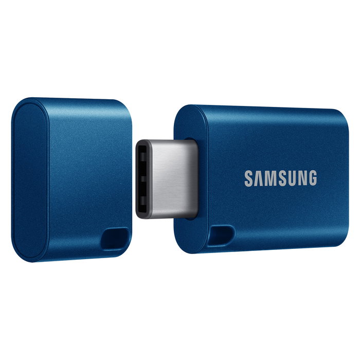 Samsung Bar Plus 512 GB USB-C 3.2 Gen 1 Azul - MUF-512DA/APC - Pendrive, Unidad Flash USB de 400 MB/s para PC, Portátil, Smartphone, Tablet