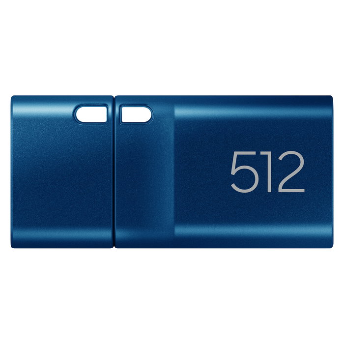 Samsung Bar Plus 512 GB USB-C 3.2 Gen 1 Azul - MUF-512DA/APC - Pendrive, Unidad Flash USB de 400 MB/s para PC, Portátil, Smartphone, Tablet