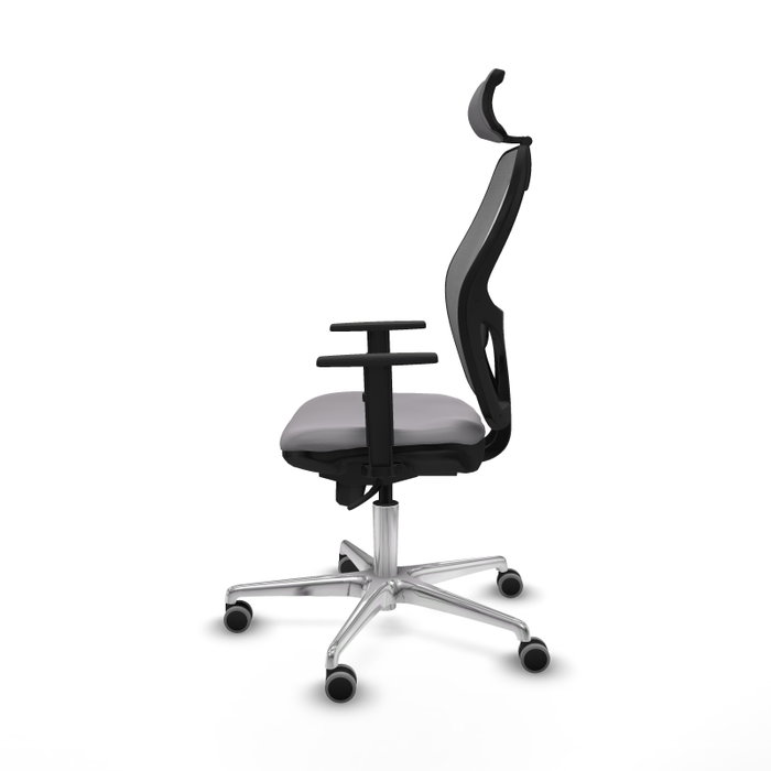 PIQUERAS Y CRESPO Silla de oficina Jorquera Gris con mecanismo Sincro