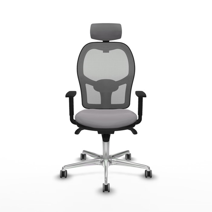 PIQUERAS Y CRESPO Silla de oficina Jorquera Gris con mecanismo Sincro