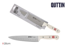 Inde Cuchillo de Cocinero Sybarite 20 cm con Alvacero, Marfil Ivory, Longitud Hoja 20 cm, Peso 15.35 kg (8 Unidades)